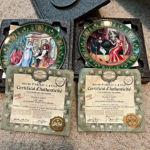 napoleon and Josephine nice plates